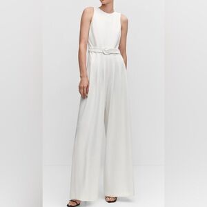 Mango Belted long jumpsuit